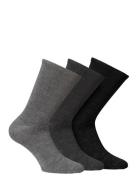 Knitted Merino Socks In 3-Pack Lingerie Socks Regular Socks Multi/patt...