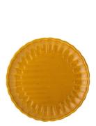 Latina Plate Home Tableware Plates Dinner Plates Yellow Bloomingville