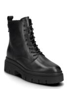 Women Boots Shoes Boots Ankle Boots Laced Boots Black Tamaris