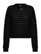 Slummya_B Tops Knitwear Jumpers Black HUGO BLUE