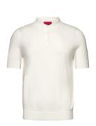 San Peter-Cv Tops Polos Short-sleeved White HUGO