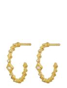 Arlette Earrings Accessories Jewellery Earrings Hoops Gold Maanesten