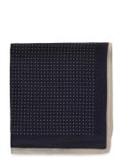 Hankie With Dots Taskuliina Navy Lindbergh Black