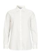 Elsa Oxford Shirt Tops Shirts Long-sleeved White Newhouse