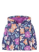 Fleece Jacket Floral Tops Sweat-shirts & Hoodies Hoodies Purple Boboli