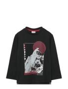 Knit T-Shirt Tops T-shirts Long-sleeved T-shirts Black Boboli