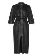 Paigedep Dress Polvipituinen Mekko Black DEPECHE