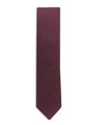 Tie Cm 6 Solmio Kravatti Burgundy HUGO