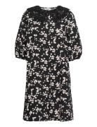 Lilith Print Dress Polvipituinen Mekko Black Modström