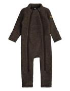 Wool Suit Jumpsuit Haalari Brown Mikk-line