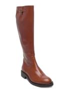 Long Boots Korkeavartiset Saapikkaat Brown Billi Bi