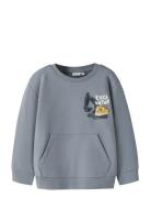 Nmmvugo Ls Nreg Sweat Bru Tops Sweat-shirts & Hoodies Sweat-shirts Blu...