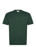 Reg Tonal Shield Ss T-Shirt Tops T-shirts Short-sleeved Green GANT