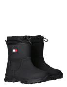Tommy Hilfiger Booties Faux Leather/Nylon Fabric Talvisaappaat Black T...