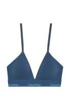 Lightly Lined Triangle Lingerie Bras & Tops Soft Bras Bralette Blue Ca...