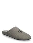 Home Slipper Mule Wool Felt Aamutossut Tohvelit Grey Calvin Klein