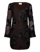 Joanette Dress Lyhyt Mekko Brown Noella