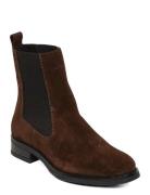 Valera Shoes Boots Ankle Boots Ankle Boots Flat Heel Brown Steve Madde...