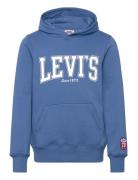 Po-Pull-Over Hoody Tops Sweat-shirts & Hoodies Hoodies Blue Levi's