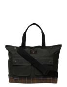 Barbour Field Wax Tote Bag Shopper Laukku Green Barbour