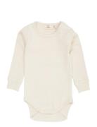 Modal Rib Ls Body Bodies Long-sleeved Cream Copenhagen Colors