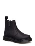 2976 Alyson W/Zips Shoes Boots Ankle Boots Ankle Boots Flat Heel Black...