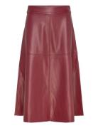 Veganibbimma Skirt Polvipituinen Hame Red Bruuns Bazaar