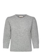Fqhara-Pullover Tops Knitwear Jumpers Grey FREE/QUENT