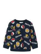 Nmmsilo Pokemon Nreg Sweat Bru Sky Tops Sweat-shirts & Hoodies Sweat-s...