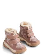 Winterboot Millas Tex Talvikengät Tarroilla Pink Wheat