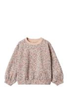 Sweatshirt L/S Lia Tops Sweat-shirts & Hoodies Sweat-shirts Pink Wheat