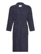 Jacsolid Bathrobe Aamutakki Kylpytakki Navy Jack & J S