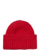 Soloma Beanie Accessories Headwear Beanies Red Becksöndergaard