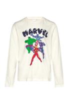Tshirt Tops T-shirts Long-sleeved T-shirts White Marvel