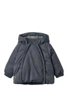 Puffer Jacket Morgen Toppatakki Navy Wheat
