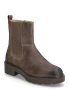 Jaineab Shoes Boots Ankle Boots Ankle Boots With Heel Brown UNISA