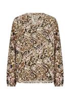 Sc-Vava Tops Blouses Long-sleeved Khaki Green Soyaconcept