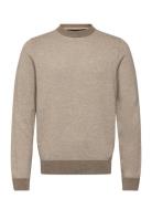 H-Hestro Tops Knitwear Round Necks Brown BOSS