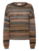 Fairhavenll Jumper Ls Tops Knitwear Jumpers Brown Lollys Laundry