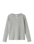 Nkfolene Ls Top Tops T-shirts Long-sleeved T-shirts Grey Name It