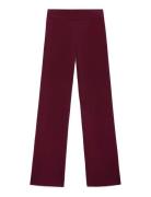 Knitted Trousers With Elastic Waistband Bottoms Trousers Straight Leg ...