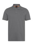 Passenger Tops Polos Short-sleeved Grey BOSS
