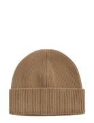 Wool Ribbed Beanie Accessories Headwear Beanies Beige GANT