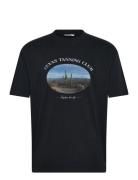 Texas Club Tee Designers T-shirts Short-sleeved Black Nikben