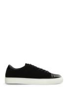Lescape Suede Shiny Black Matalavartiset Sneakerit Tennarit Black Snea...