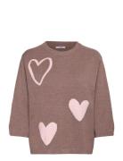 Cwpeace Tops Knitwear Jumpers Brown Claire Woman