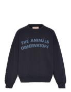 Navy Leo Sweatshirt Tops Sweat-shirts & Hoodies Sweat-shirts Navy THE ...