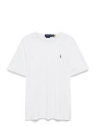 Pima Polo-Ssl-Tsh Designers T-shirts Short-sleeved White Polo Ralph La...