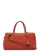 Suede-Blpt Sth-Stl-Med Bags Top Handle Bags Orange Polo Ralph Lauren