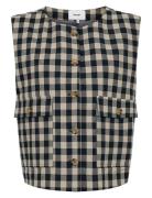 Nuchikka Waistcoat Vests Knitted Vests Navy Nümph